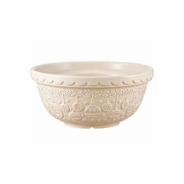 Mason Cash Mísa na těsto Christmas, Ø 26 cm / 2,7 l, krémová 00218.642