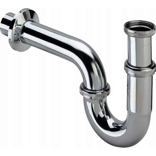 Trubkový polosifon umyvadlo/bidet 6/4''x40 Chrom