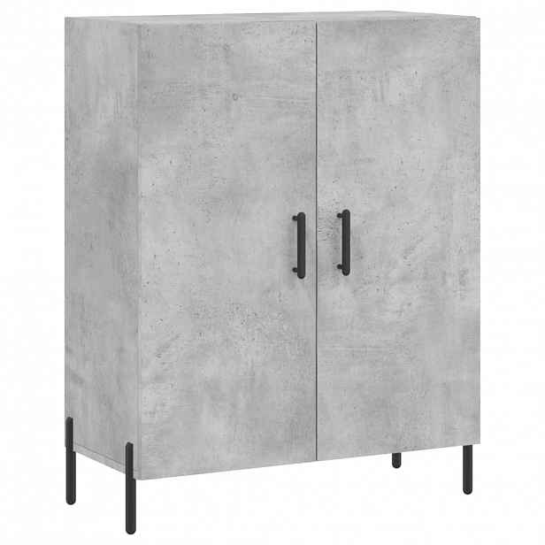 vidaXL Příborník betonově šedý 69,5 x 34 x 90 cm kompozitní dřevo