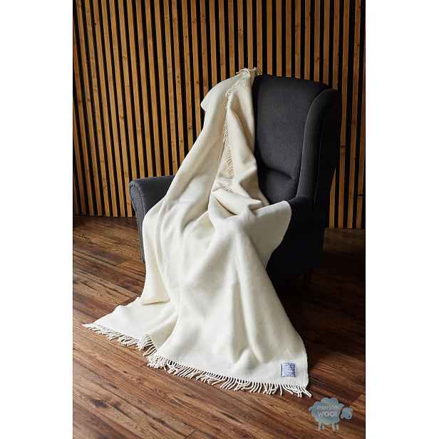 Merino wool – přírodní vlněný přehoz na postel 160/200 cm