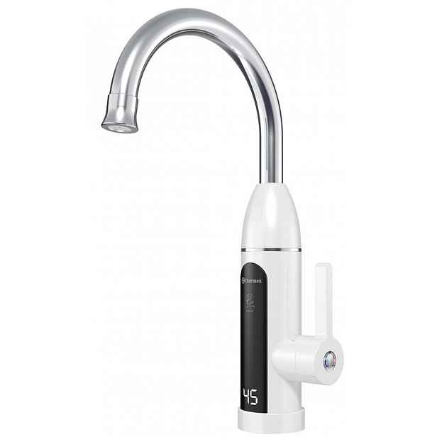 Aqualine Rio - Elektrická dřezová baterie, 3kW, bílá/nerez 211086