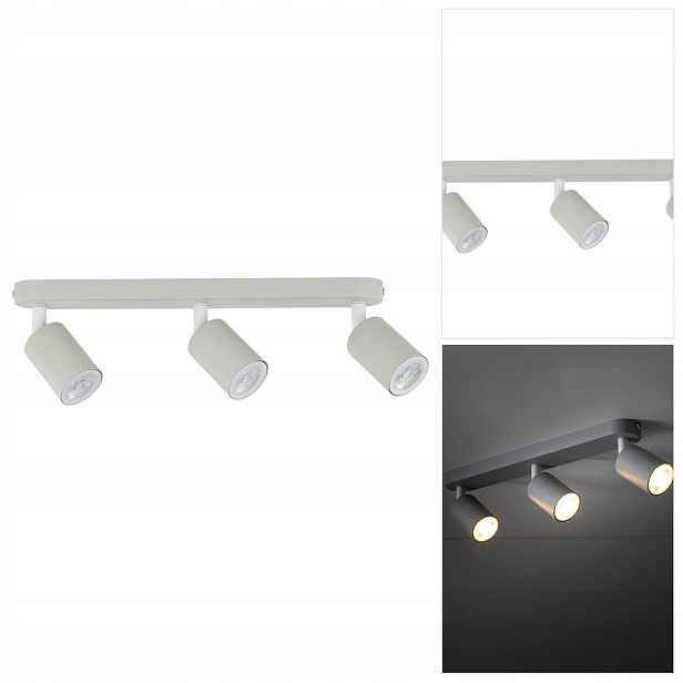 Lampa spot béžová Livia pohyblivá hlava pro osvětlení obrazů Tk Lighting