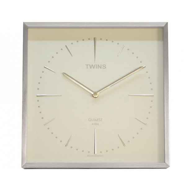 Nástěnné hodiny Twins 2904 white 28cm