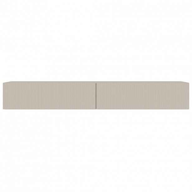 Selsey TV stolek Veldio závěsný Greige 200/28/32 cm