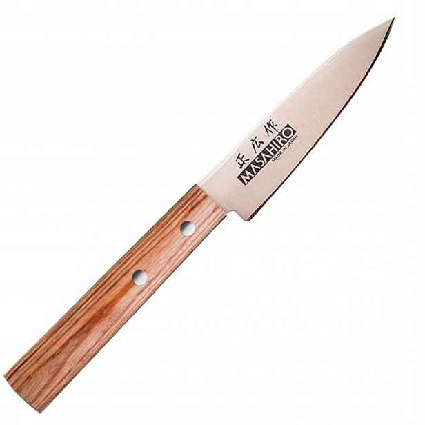 Japonský Nůž Masahiro Sankei Paring 90mm hnědý
