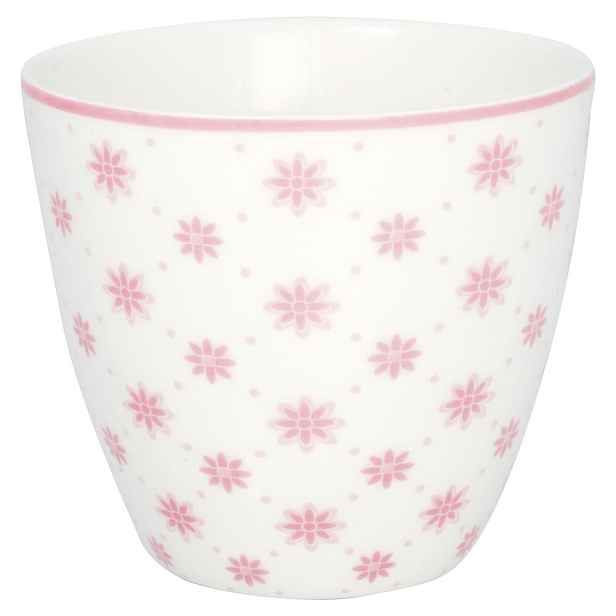 Růžový porcelánový šálek Green Gate Laurie, 300 ml