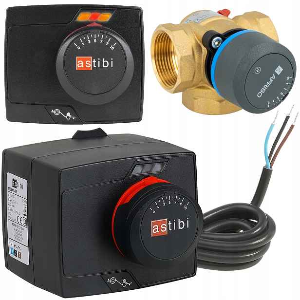 Sada Elektrického Pohonu 3-CESTNÝ Směšovací Ventil Afriso 5/4"