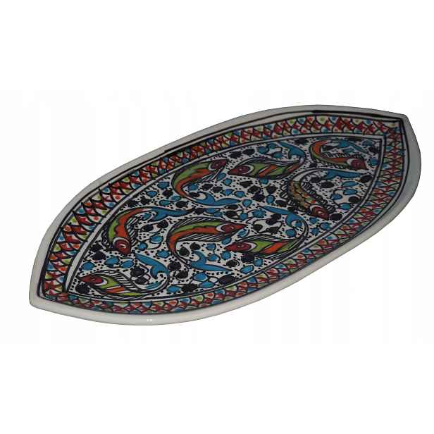 Gruzie Chaczapuri Pide Pizza Turecká Pizza Velký Krásný Talíř 43 cm