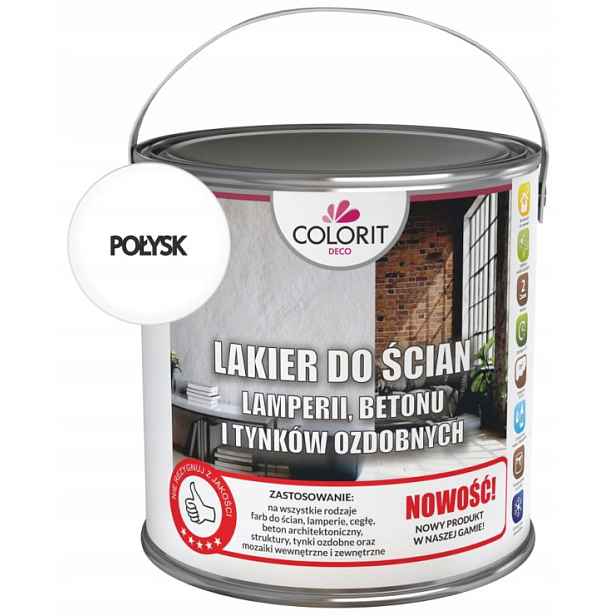 Colorit Lamperový Lak Na Stěny 2,5 L, Lesk