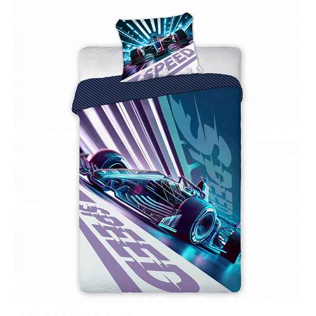 Povlečení pro mládež 160x200, auto, bavlněné auto pro dítě
