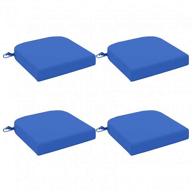 vidaXL 4-dílné sedáky SOEST 4 pcs 100% polyester Královská modrá