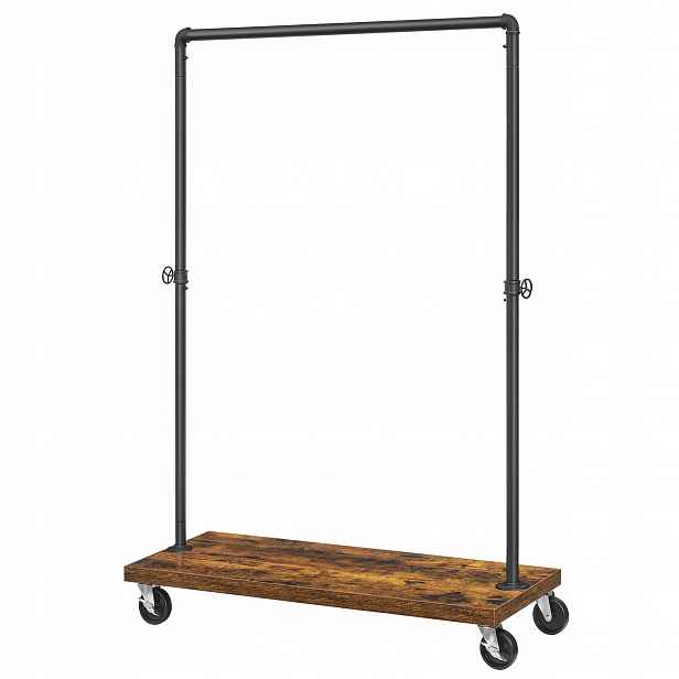 Industriální věšák na oblečení 162 cm na kolečkách