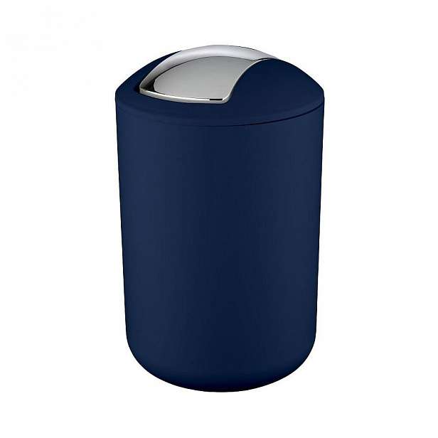 Tmavě modrý odpadkový koš Wenko Brasil Dark Blue L