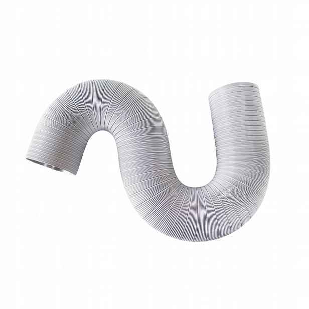 Trubka potrubí Spiro o průměru 110 mm, bílý hliník, 2,7 m