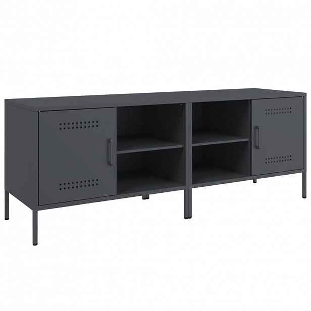 vidaXL TV skříňky 2 ks antracitové 68 x 39 x 50,5 cm ocel