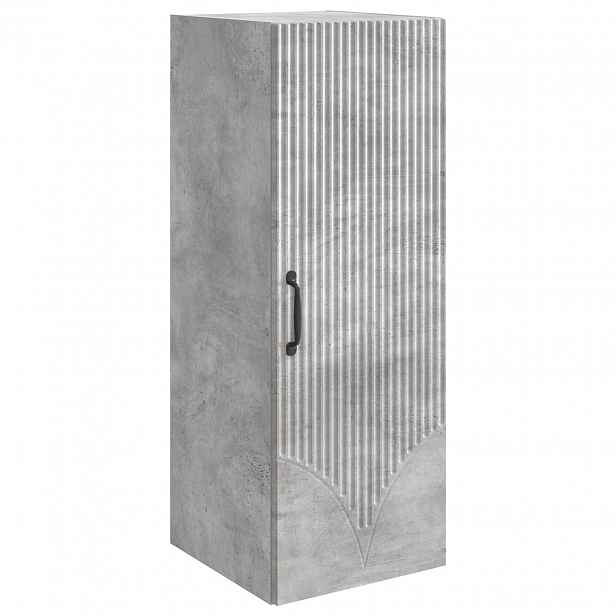 vidaXL Nástěnná skříň 33 x 34,5 x 90 cm Kompozitní dřevo Betonově šedá