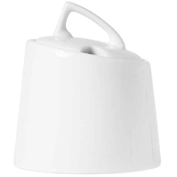 HomeDelux HD12059 Porcelánová cukřenka s víkem 9cm, bílá