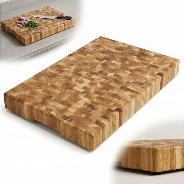 Krájecí prkénko Štorcová Dubová 60×40×6 cm masivní End Grain Velká Premium
