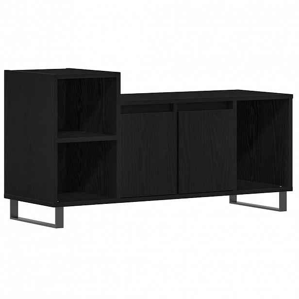 vidaXL Sestava TV skříněk 100 x 35 x 55 cm Černý dub Kompozitní dřevo