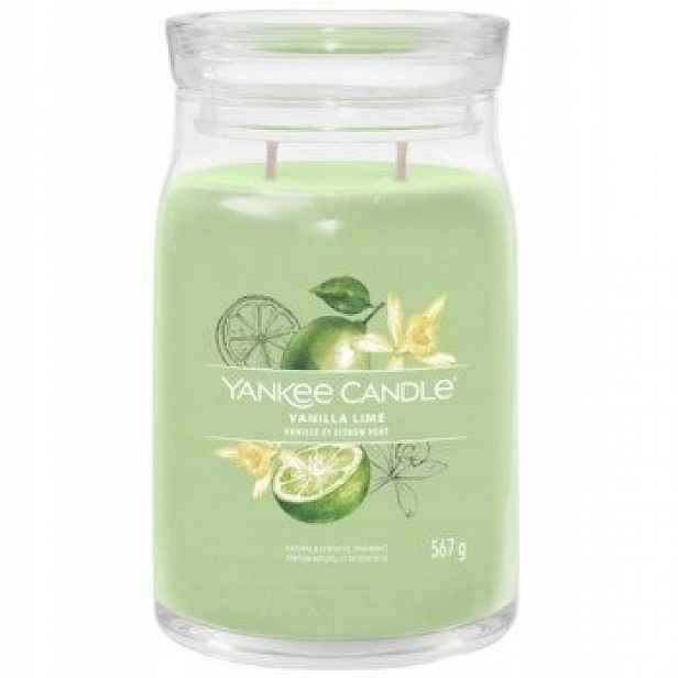 Yankee Candle Vanilla Lime Signature Candle (vanilka s limetkou) 368.0 g