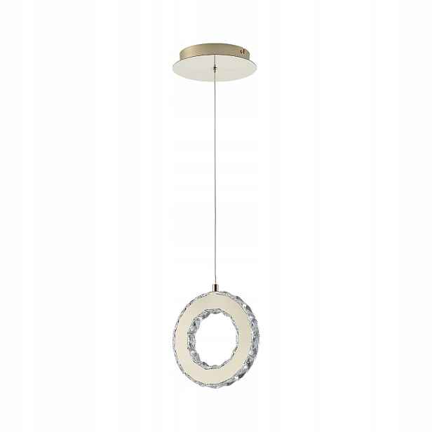 Závěsná lampa Girona zlatá Led 10W, 3000K, nastavitelná, IP20, Zuma Line