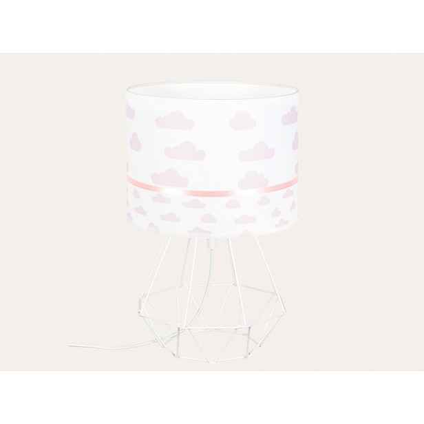 ELIS DESIGN Dětská stolní lampa - Růžové mráčky