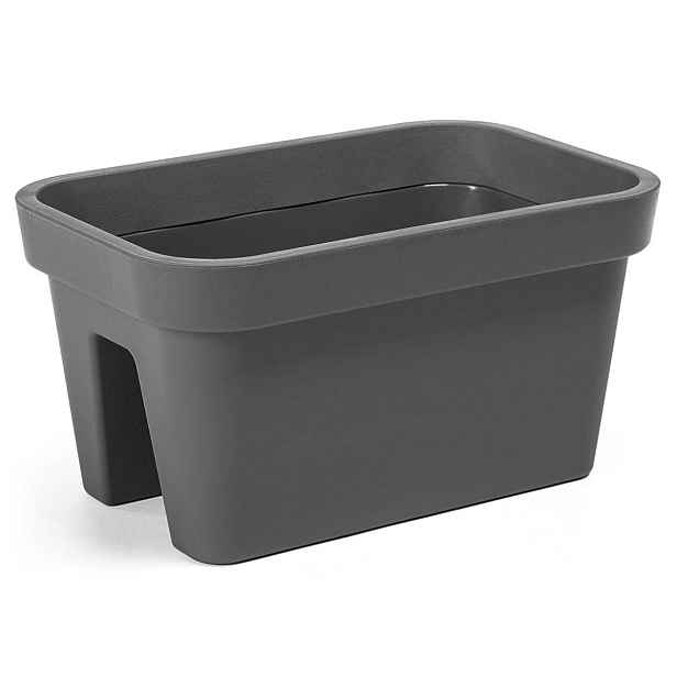 HowHomely Balkonový truhlík Lys 45 cm antracit