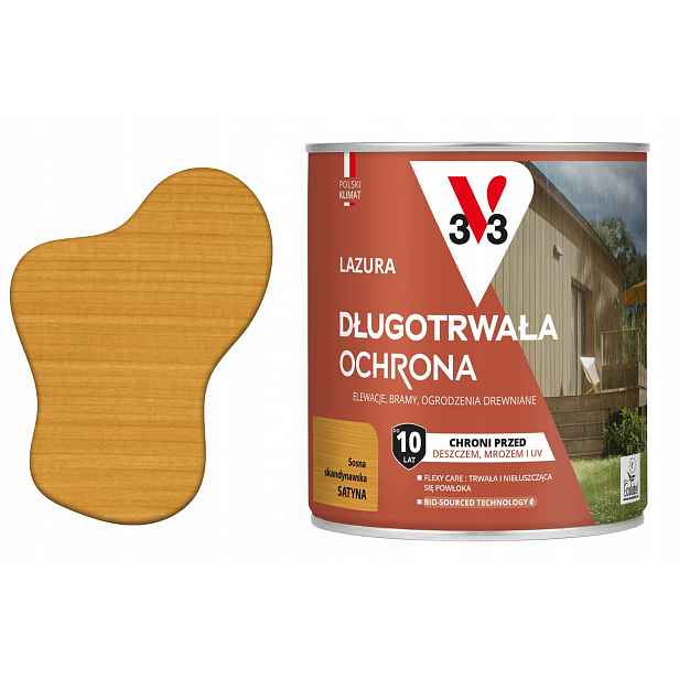 Lazura 10 let ochrany borovice 0.75 l V33