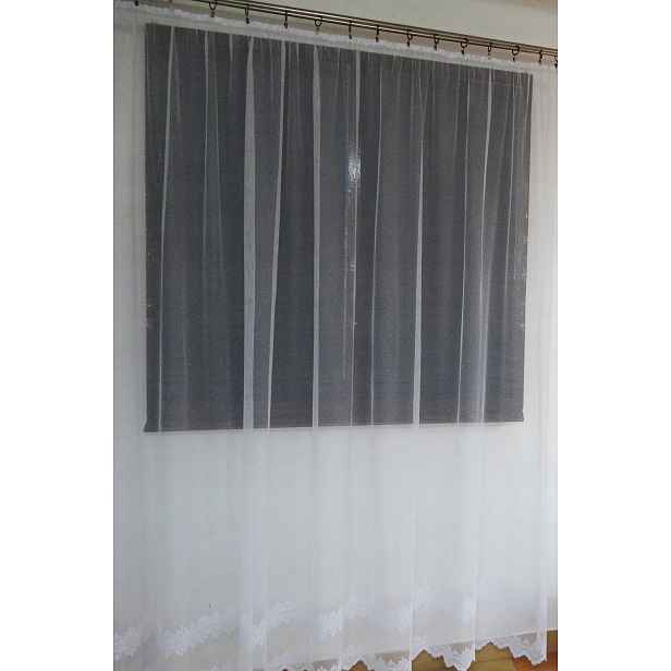 Mg Záclona 32/100 Bílá 350X250 cm Hotová Obšitá M