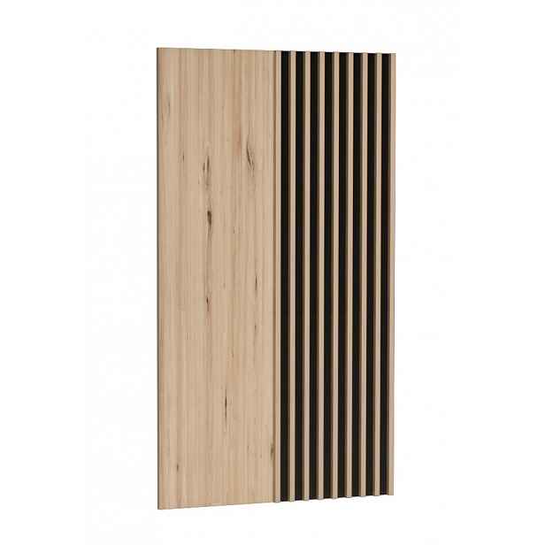 Závěsný panel FRAGILIS, dub artisan/černá