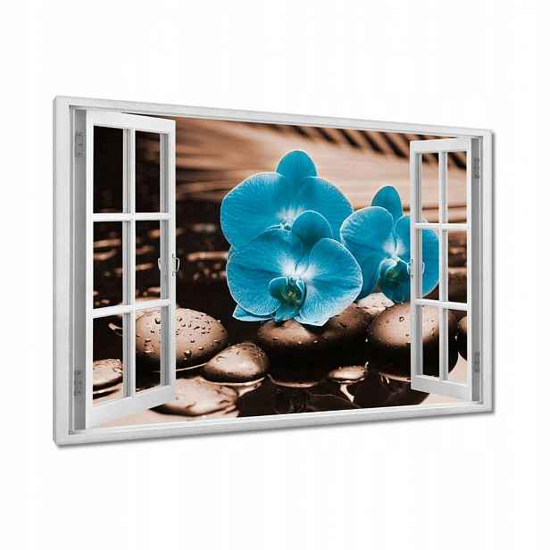 Obrazy 120x80 Tyrkysový orchidej