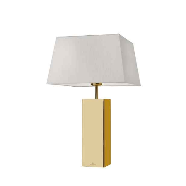 Villeroy & Boch Stolní lampa Prag, 53 cm, zlatá / béžová 96361