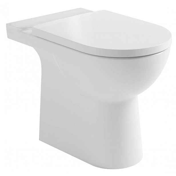 Aqualine Talamo - WC kombi mísa, vario odpad, Rimless, bílá PB107-111