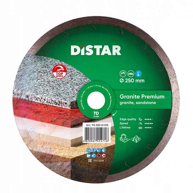 Distar Diamantový Kotouč Granite Premium 250 mm