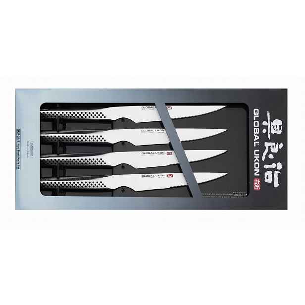 Global Ukon Sada 4 steakových nožů 13 cm