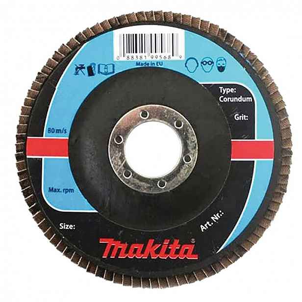 Makita - Lamelový brusný kotouč, P80, průměr 115 mm P-65159