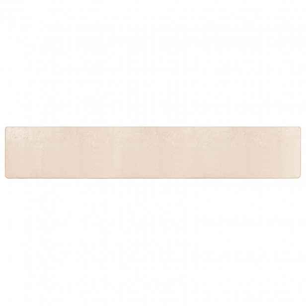 vidaXL Běhoun MARSA Krémová 50 x 400 cm Polyester a PVC