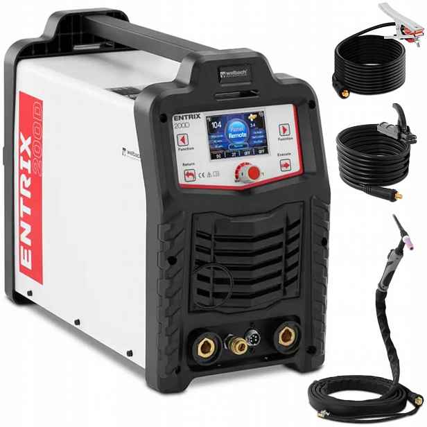 Digitální svařovací stroj na hliník Entrix Tig Mma Hf Ac/dc Puls 200A