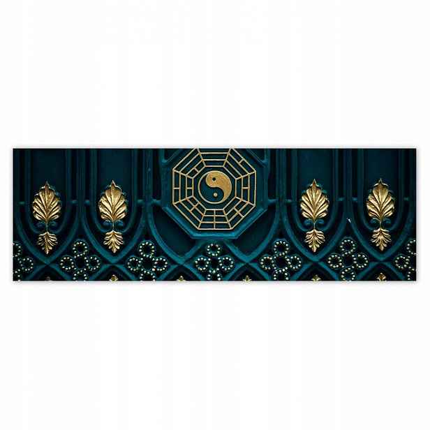 Plakáty 200x66 Abstrakce Zlatá harmonie