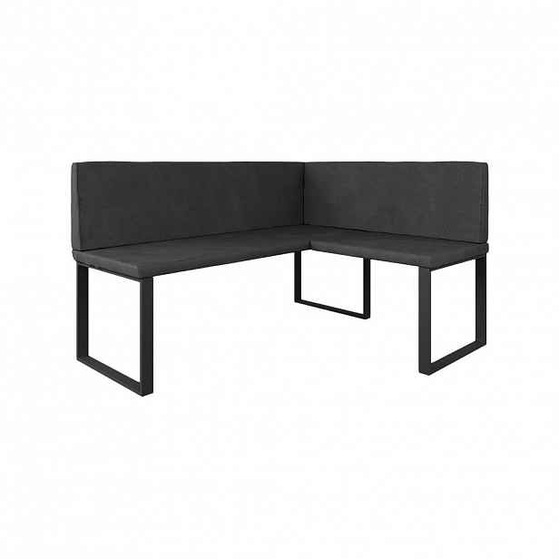 Vicco LAVICE DO JÍDELNY DO ROHU Ravon Antracit 120 x 150 cm