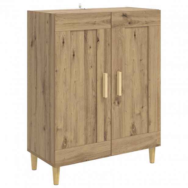 vidaXL Servírovací skříň Dub artisan 69,5 x 34 x 90 cm