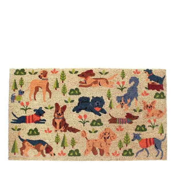 Rohožka z kokosového vlákna 73x43 cm Dog Park – Rex London