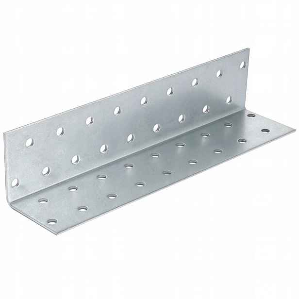 Tesařský spojovací montážní úhelník 40x40x180 x 2 mm KM20 50 Ks