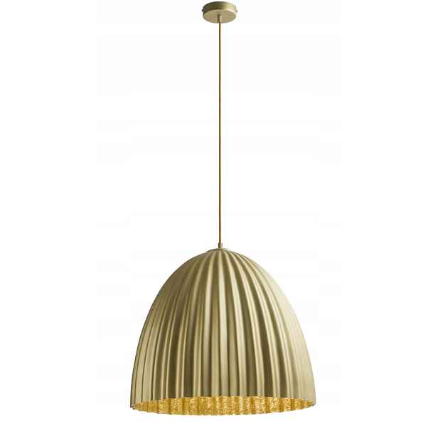 Závěsná lampa Telma Ø50 cm Zlatá mosazná Sigma Lighting