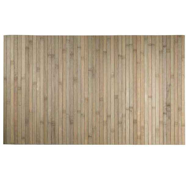 Bathroom Solutions Bambusová koupelnová předložka Waka 80x50 cm hnědá