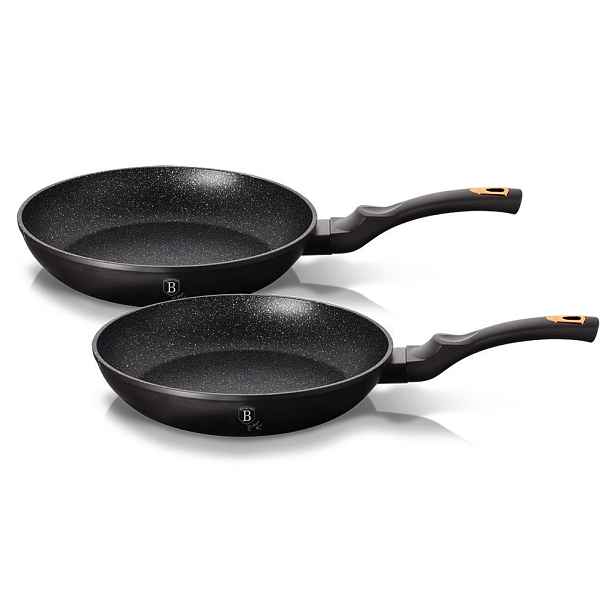 BH-1644NF Sada 2 granitových pánví 22/26 cm Berlinger Haus Black Rose