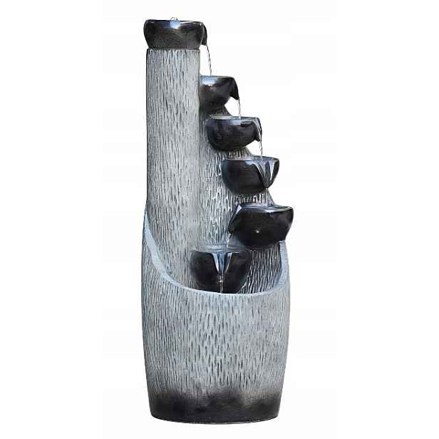 Fontána 6 Misek 37x31x96 cm Led Osvětlení