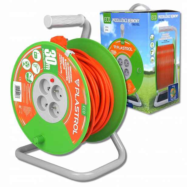 Prodlužovací kabel Eco Line Prodlužovací Kabel , 4 ks , 16 A, 3680 W