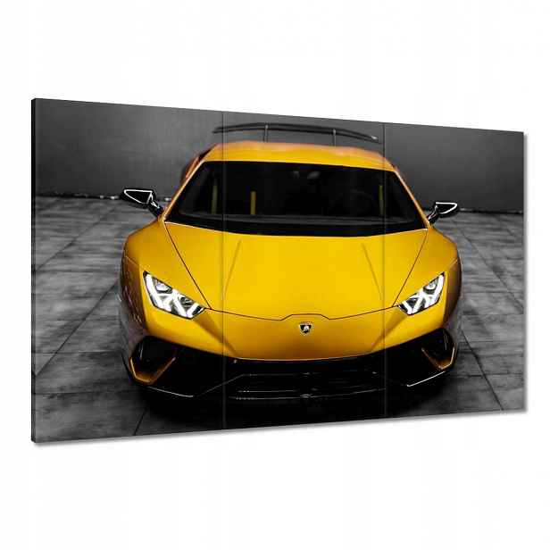 Obrazy 120x80 Žlutý auto Fura