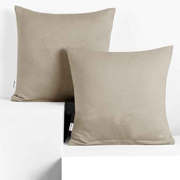 Sada 2 povlaků na polštář Decoking Terro cappuccino, velikost 50x50*2